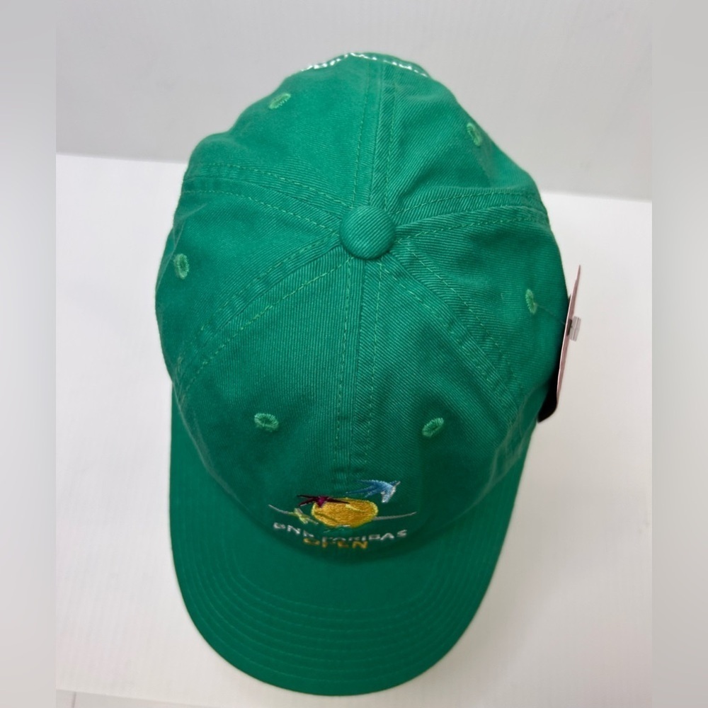 🎾”American Needle” NWT BNP Tennis Tournament Green Fabric Embroidered Cap - Picture 13 of 14